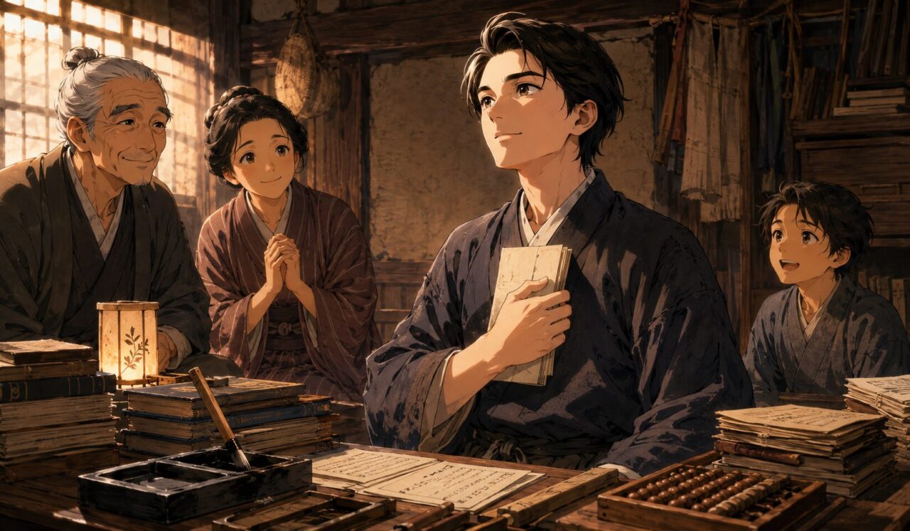 伊澤修二の生涯やエピソードを象徴するイラスト