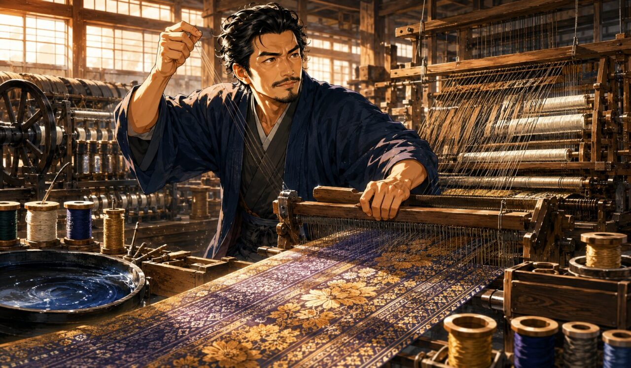 磯崎眠亀の生涯やエピソードを象徴するイラスト