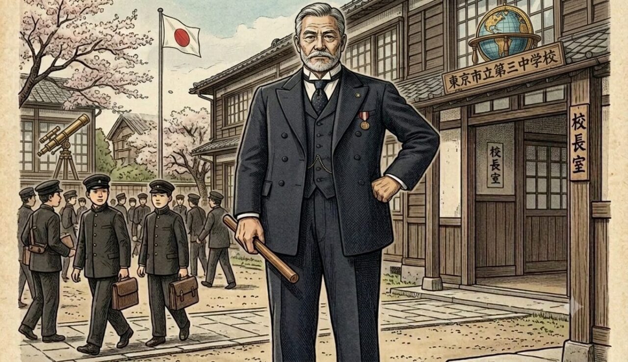 『秋山好古』の生涯やエピソードを象徴するイラスト
