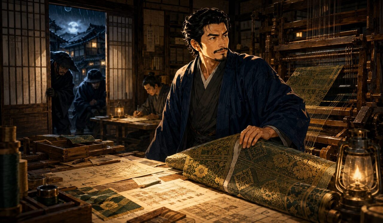 磯崎眠亀の生涯やエピソードを象徴するイラスト