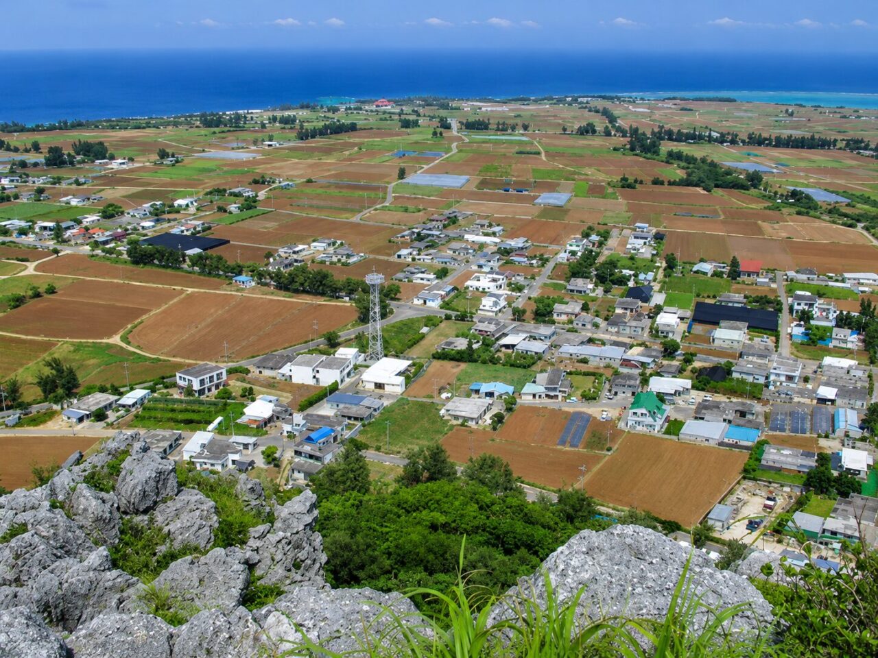 伊江島ー城山からの眺め