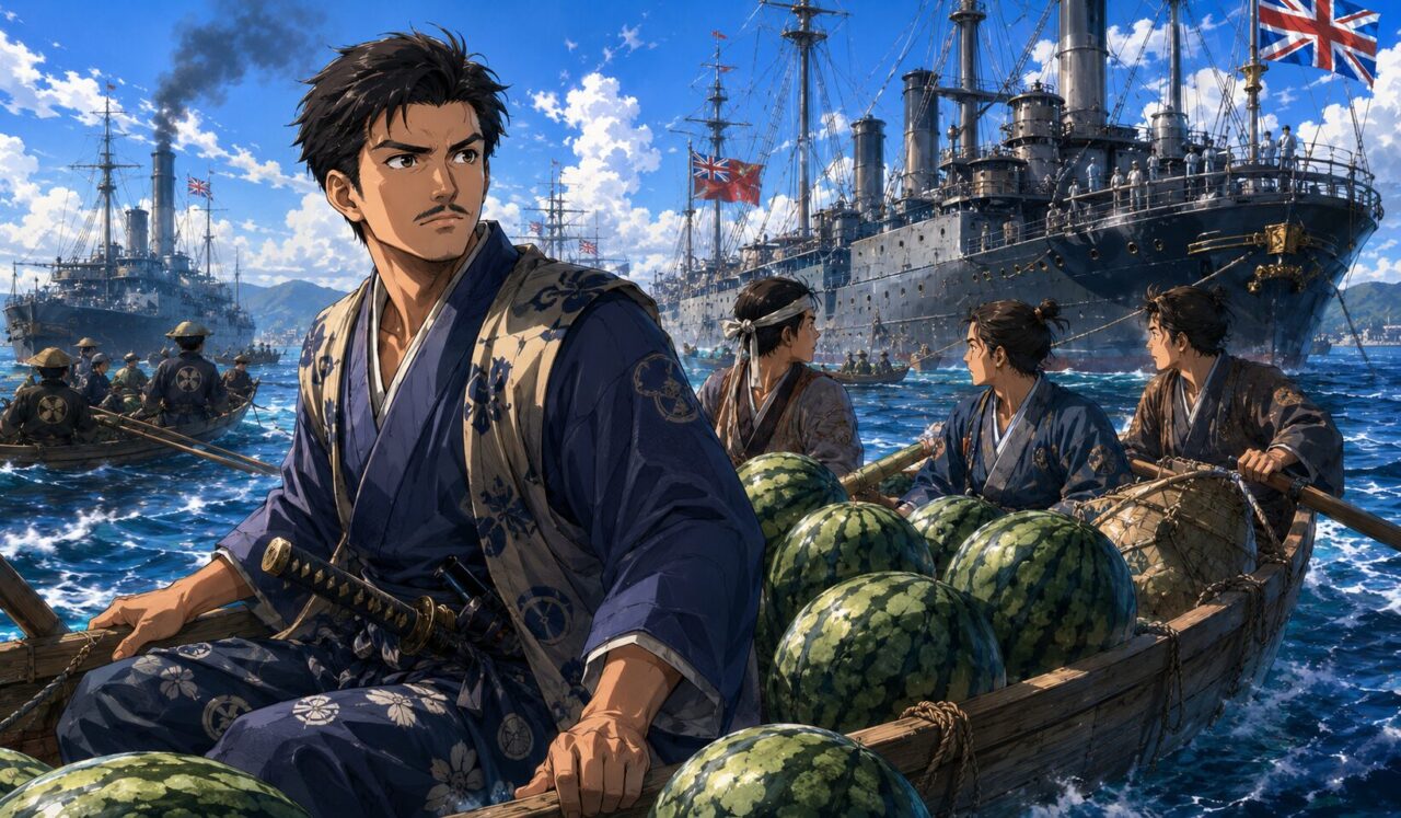 伊東祐亨の生涯やエピソードを象徴するイラスト