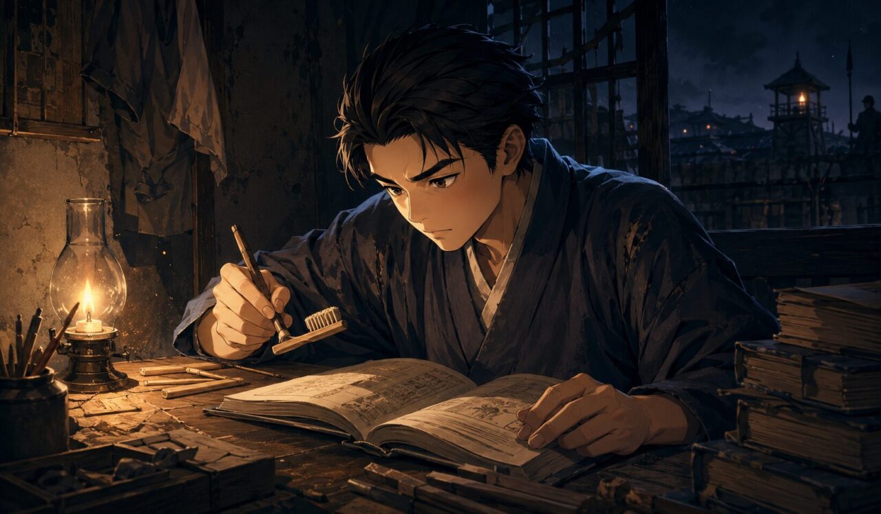 江原素六の生涯やエピソードを象徴するイラスト