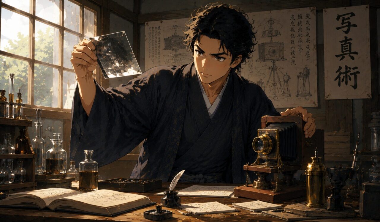 大鳥圭介の生涯やエピソードを象徴するイラスト