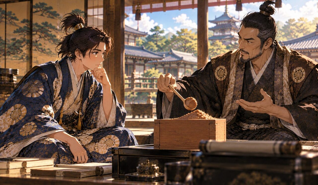 池田光政の生涯やエピソードを象徴するイラスト