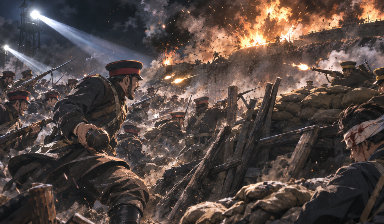 一戸兵衛の生涯やエピソードを象徴するイラスト