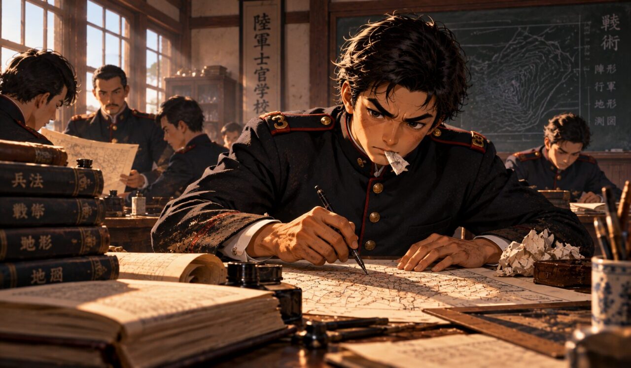 明石元二郎の生涯やエピソードを象徴するイラスト